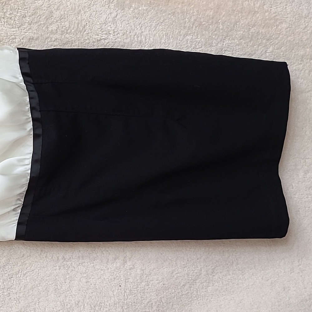 H&M, size 6, cream and black pencil skirt dress - Picture 3 of 6